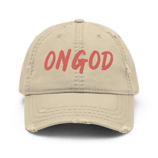 OnGOD Distressed Hat Womens