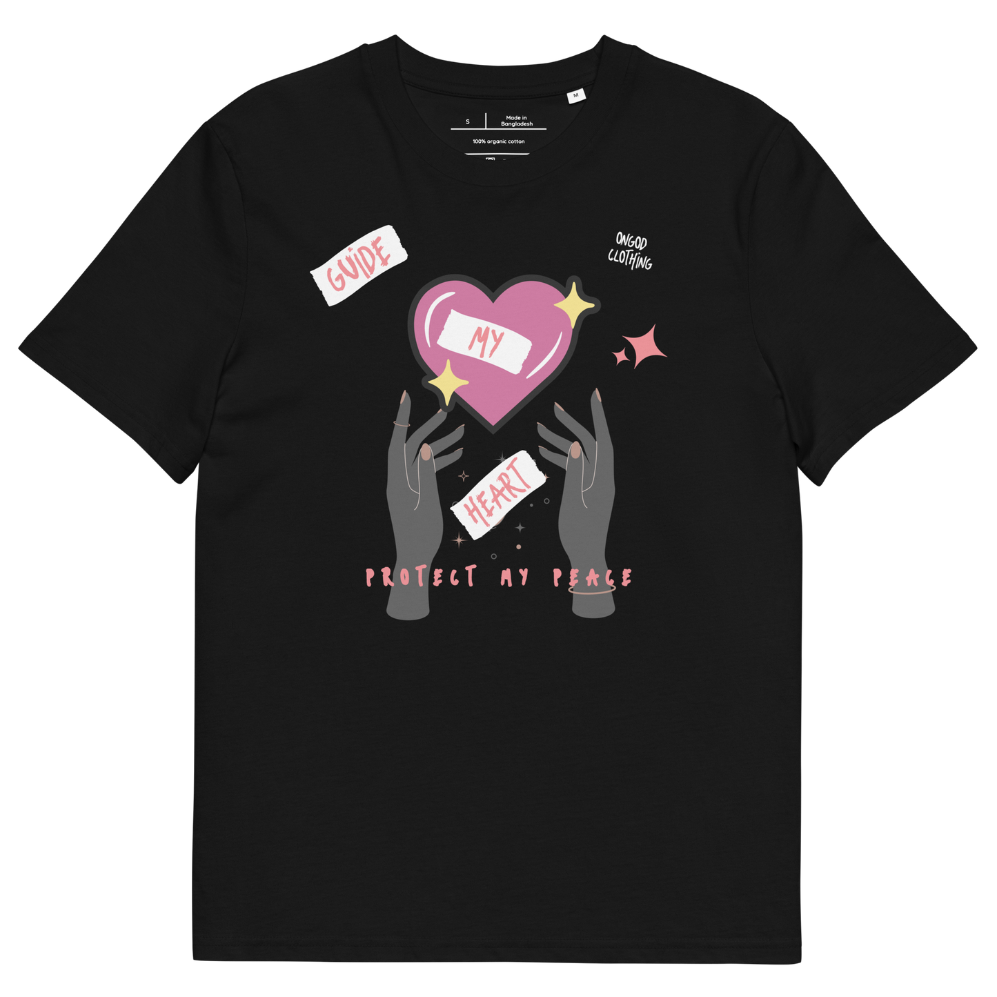 OnGOD Guide My Heart Protect My Peace Short Sleeve