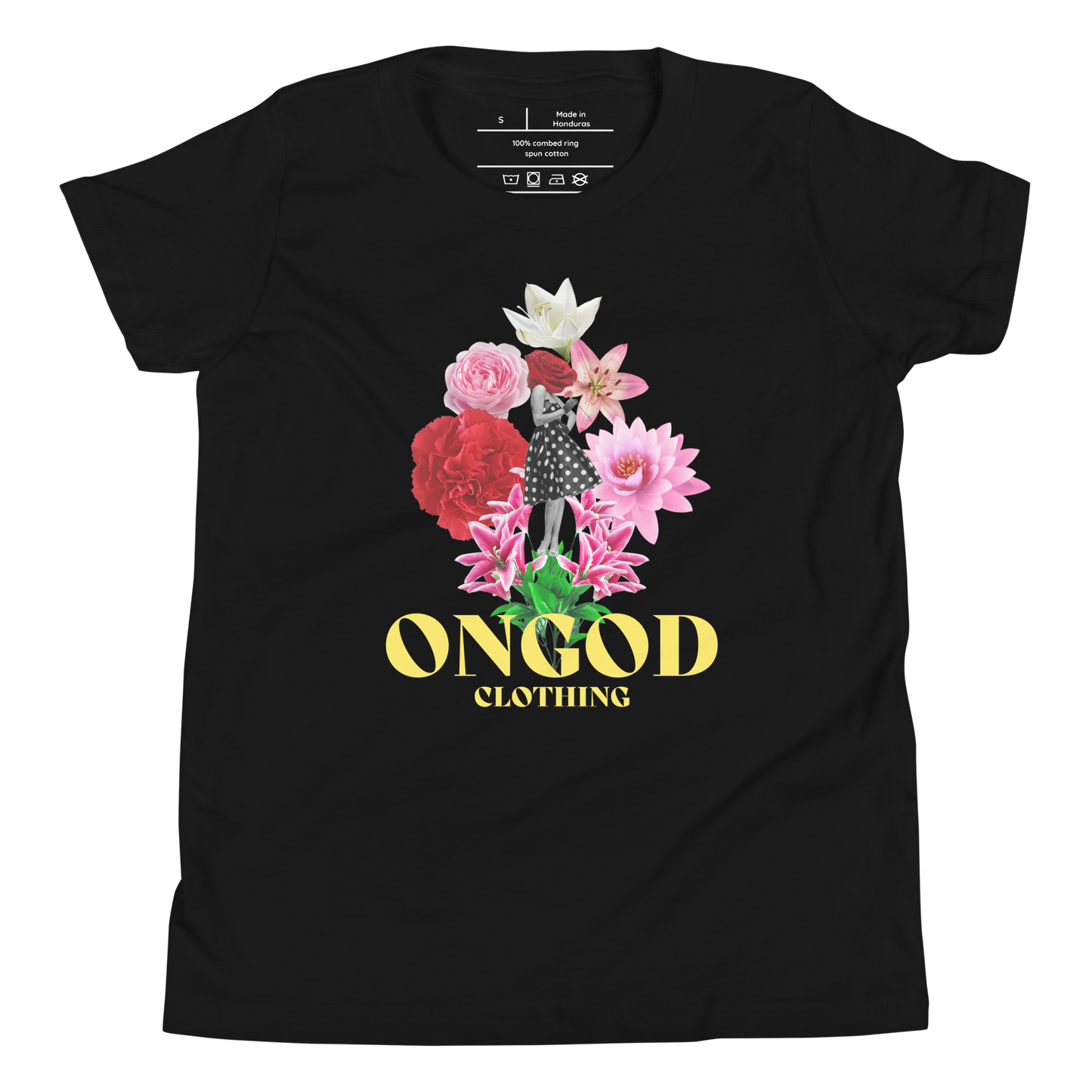 OnGOD Girls Beauty Garden Short Sleeve