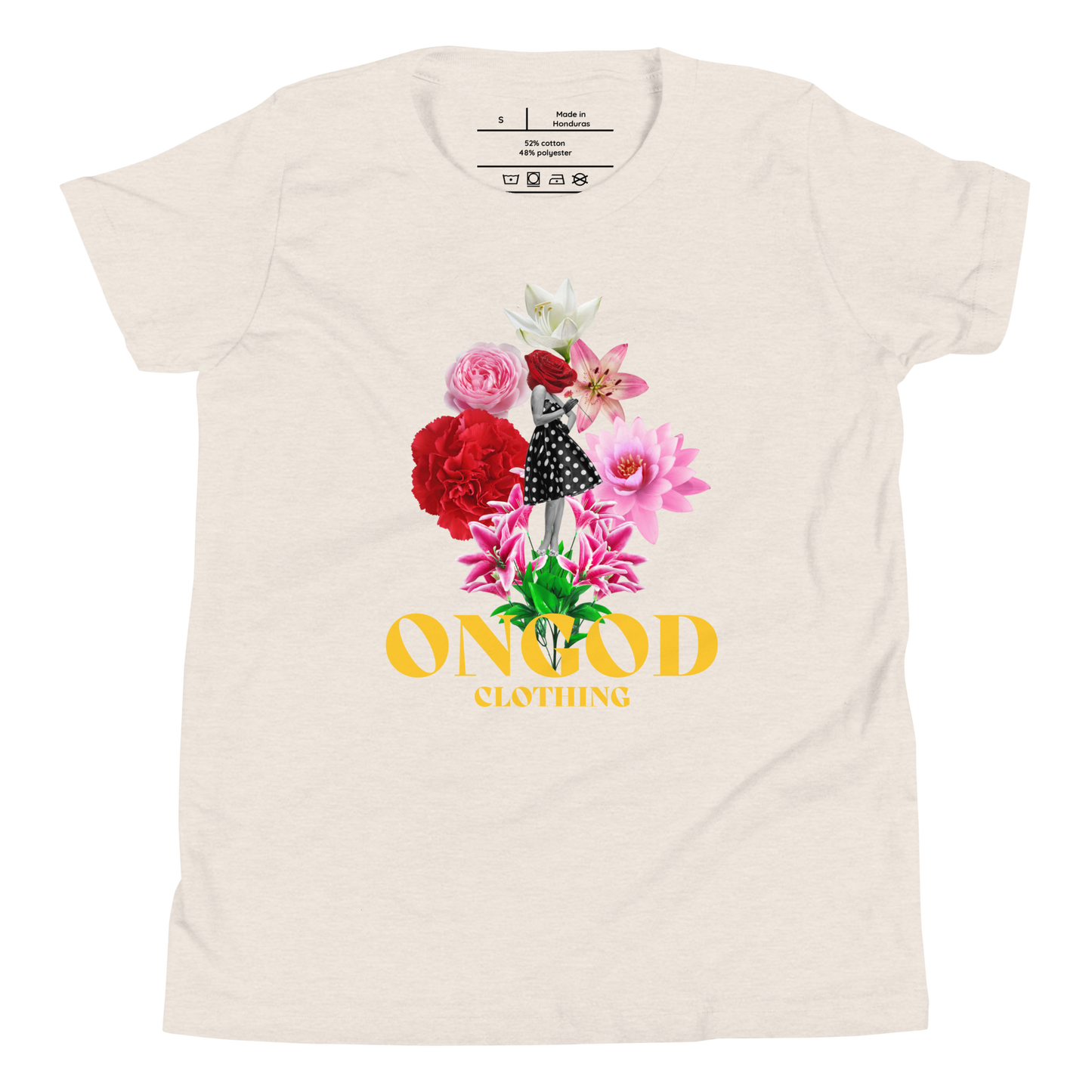 OnGOD Girls Beauty Garden Short Sleeve