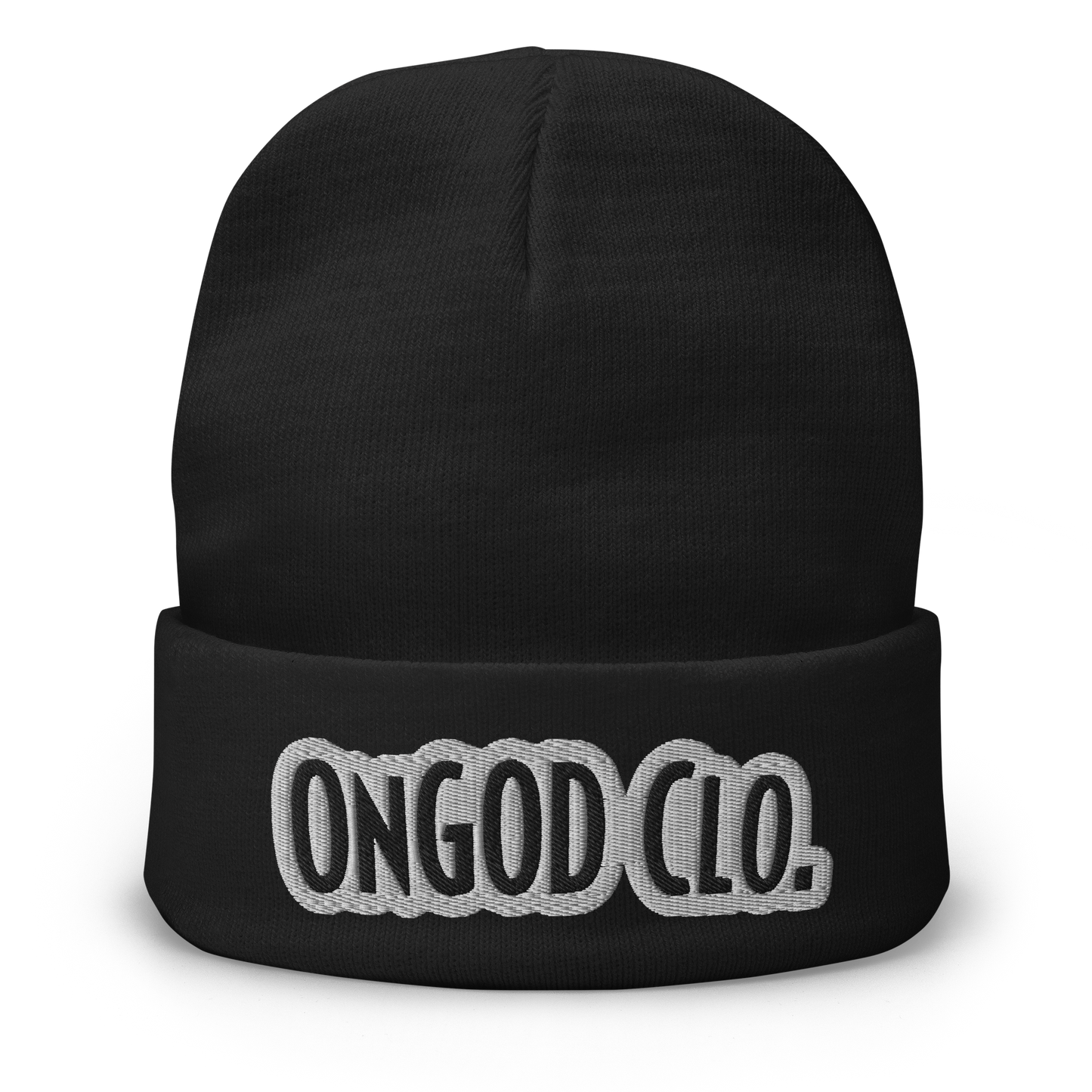 OnGOD Outline Embroidered Beanie