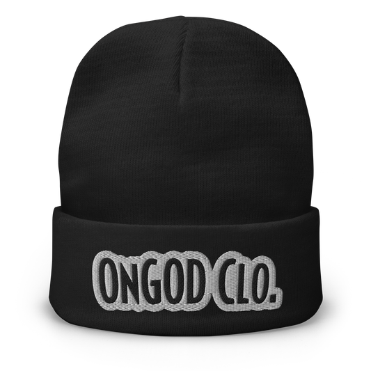 OnGOD Outline Embroidered Beanie