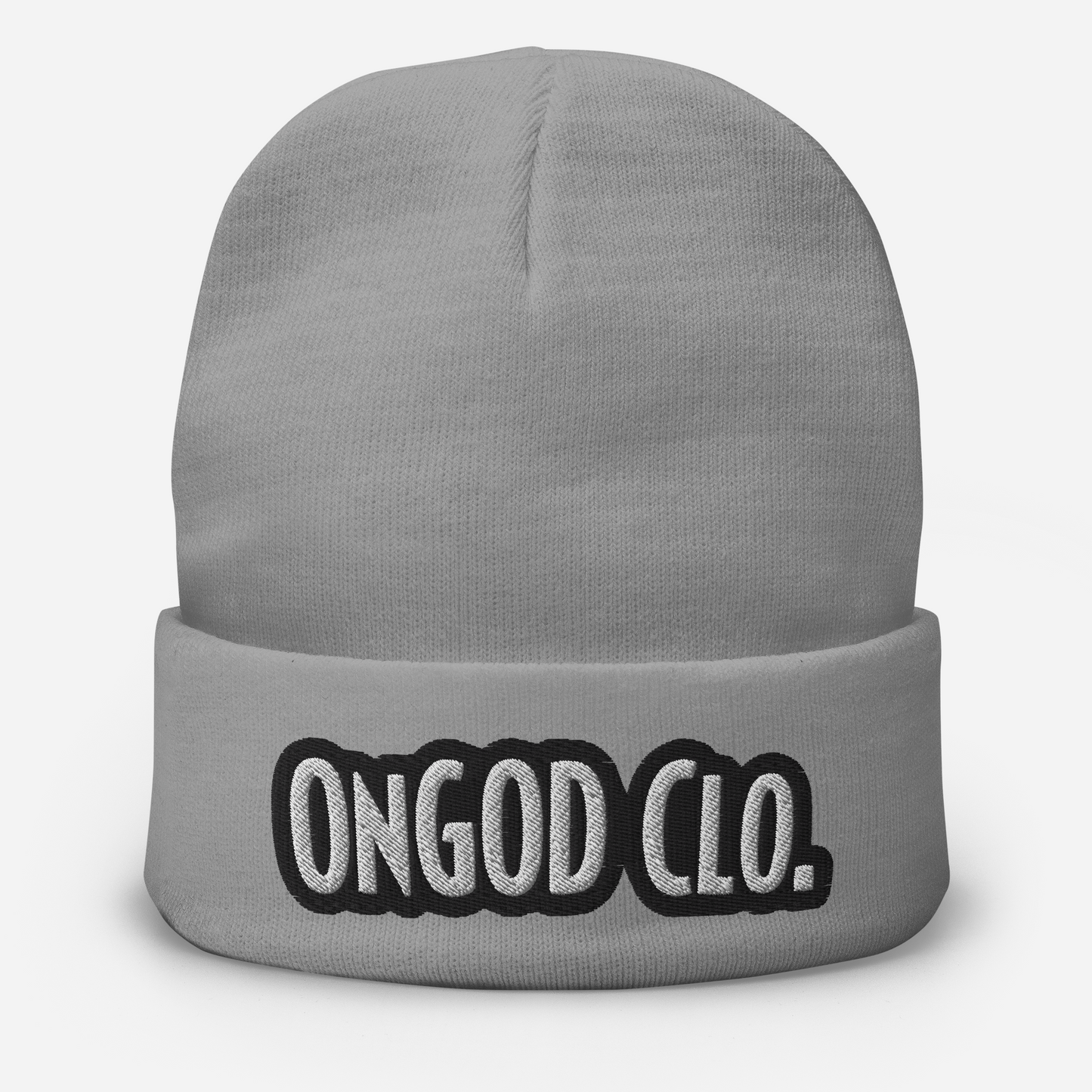 OnGOD Outline Embroidered Beanie