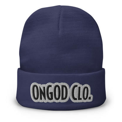 OnGOD Outline Embroidered Beanie