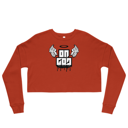 OnGOD Women's Crop Sweatshirt