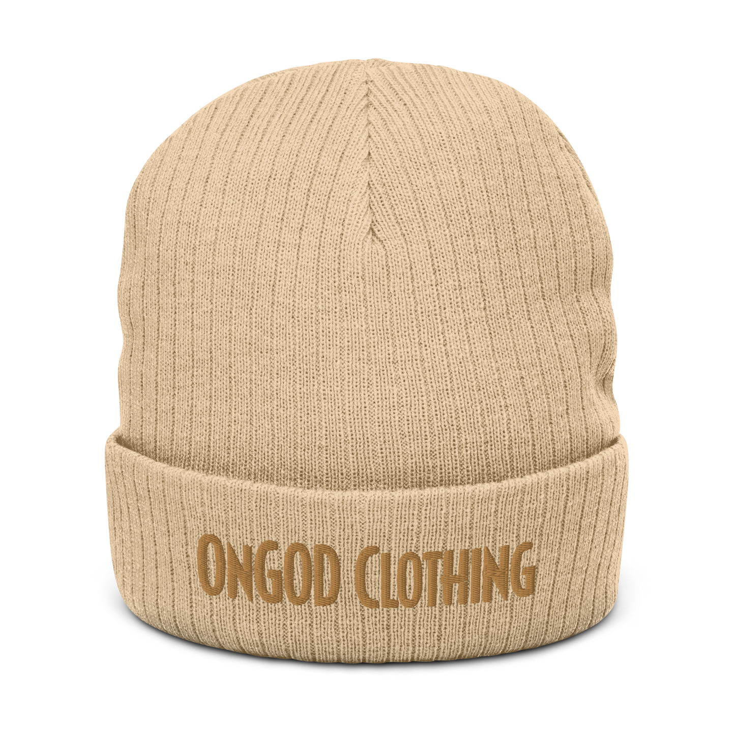 OnGOD Ribbed Knit Beanie