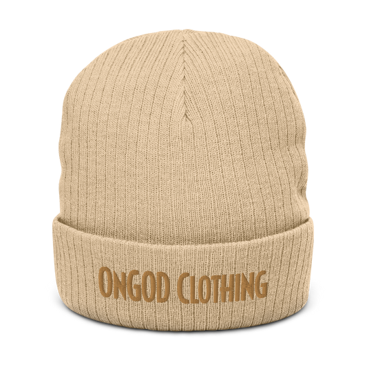 OnGOD Ribbed Knit Beanie