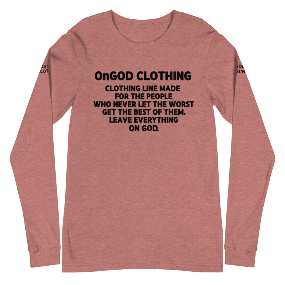 OnGOD Women's Clothing LS