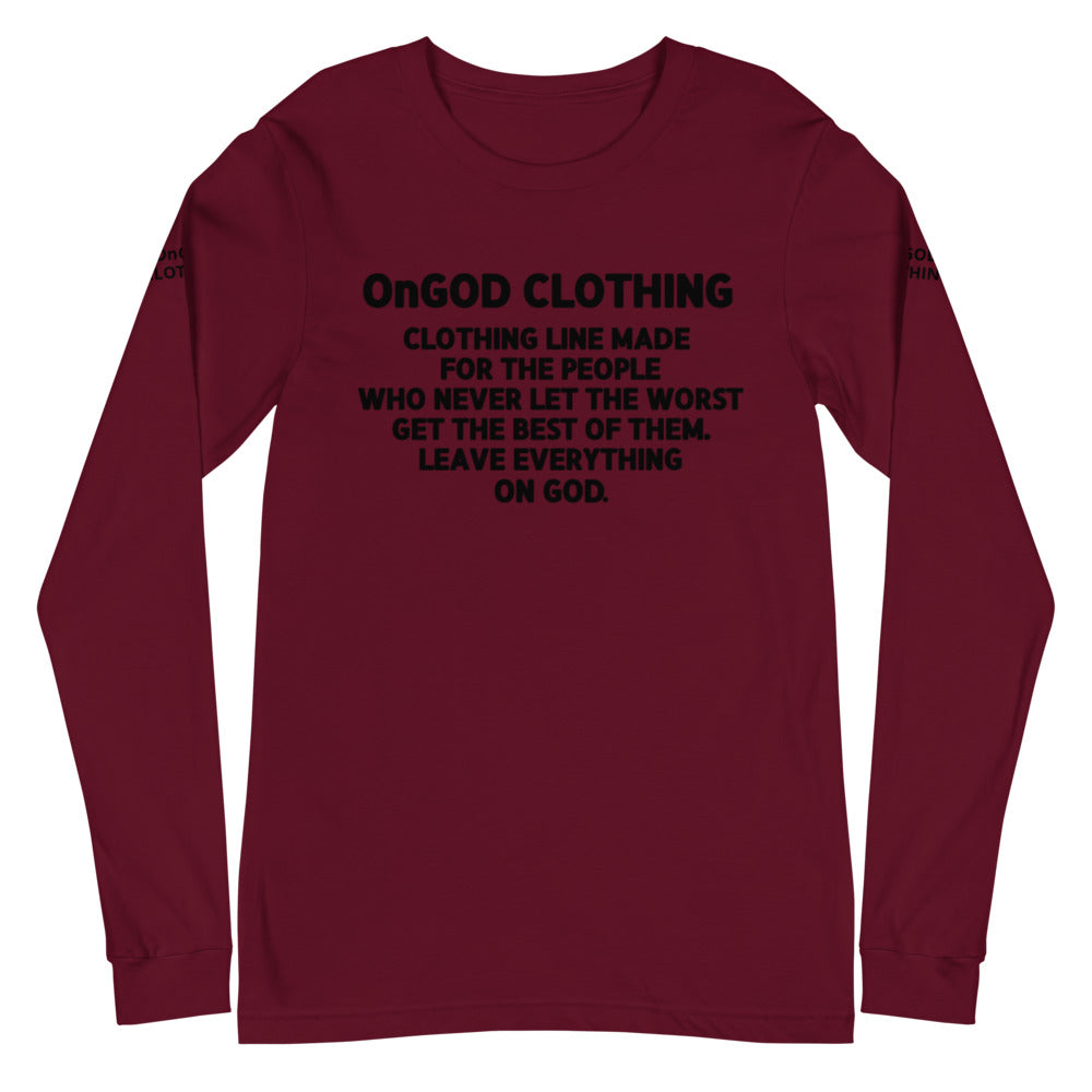 OnGOD Women's Clothing LS