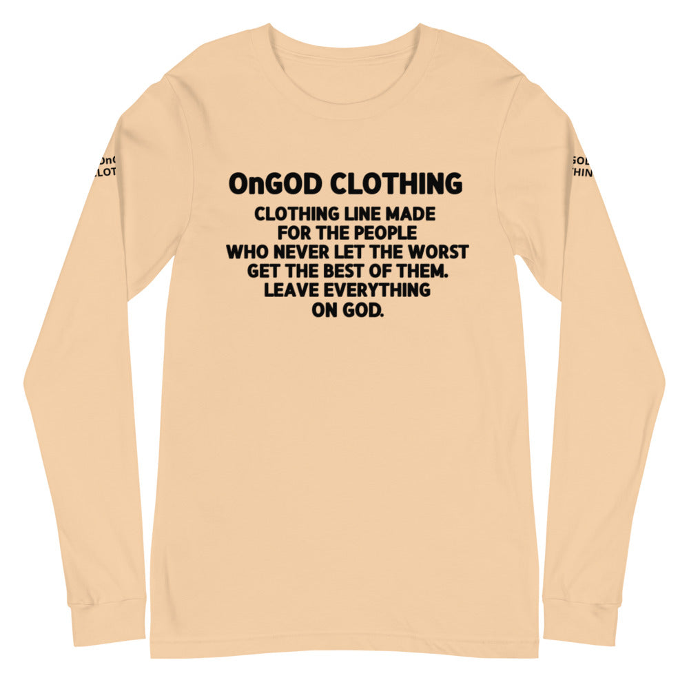 OnGOD Women's Clothing LS