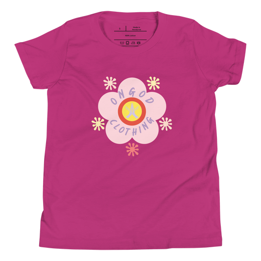 OnGOD Daisy Floret Girls Tee